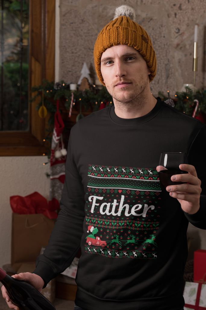 Father Men's Heavy Blend Crewneck Sweater