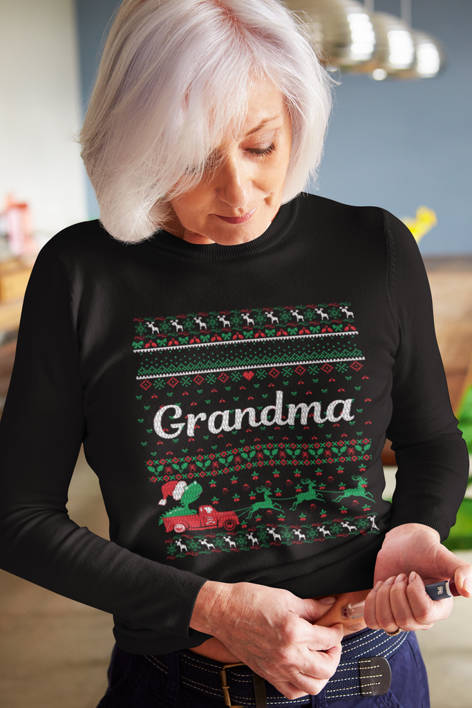 Grandma Women's Heavy Blend Crewneck Sweater