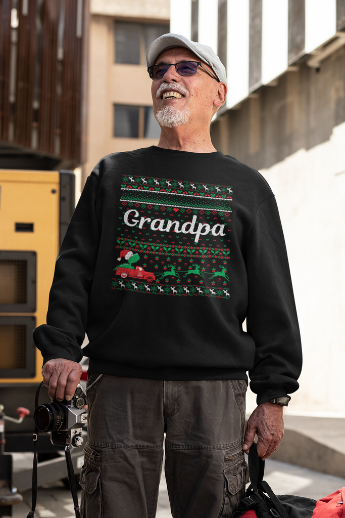 Grandpa Men's Heavy Blend Crewneck Sweater