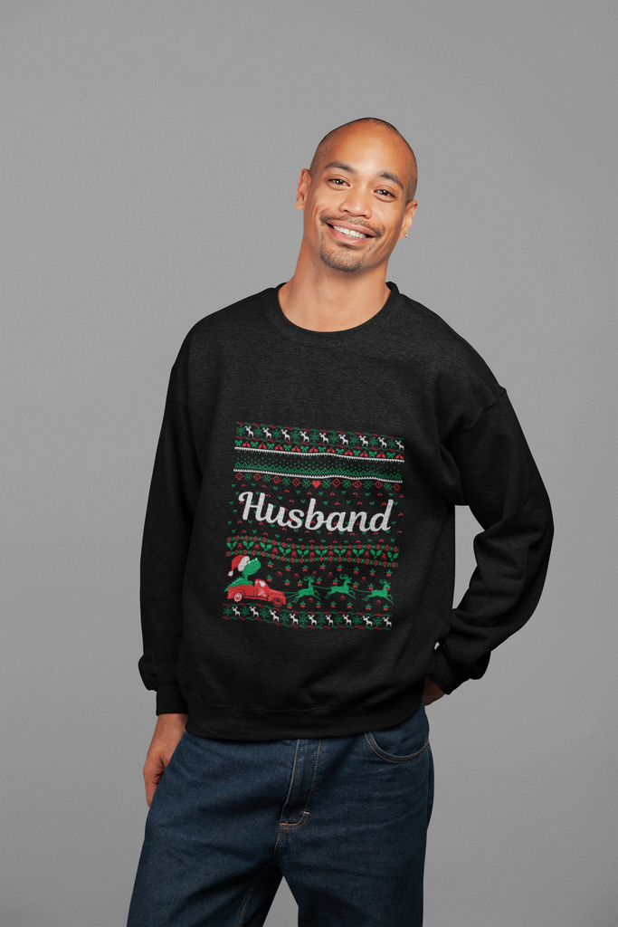 Husband Men's Heavy Blend Crewneck Sweater