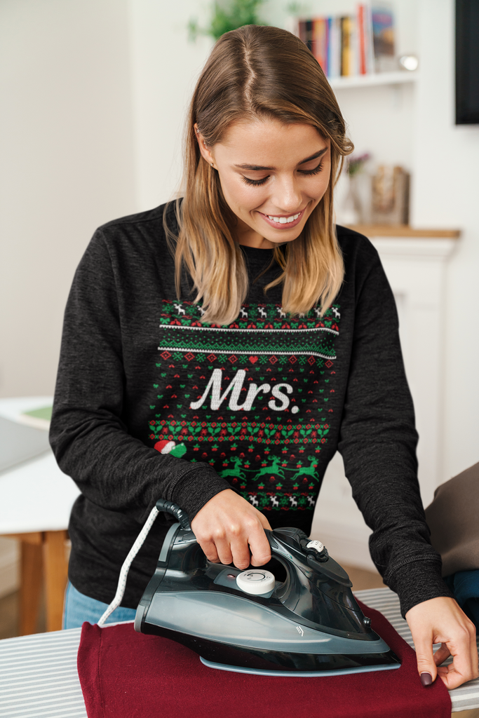 Mrs. Women's Heavy Blend Crewneck Sweater