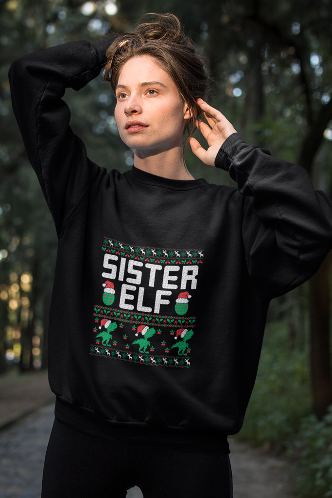 Sister Elf Women's Heavy Blend Crewneck Sweater