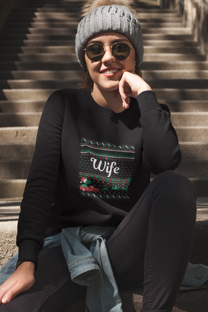 Wife Women's Heavy Blend Crewneck Sweater