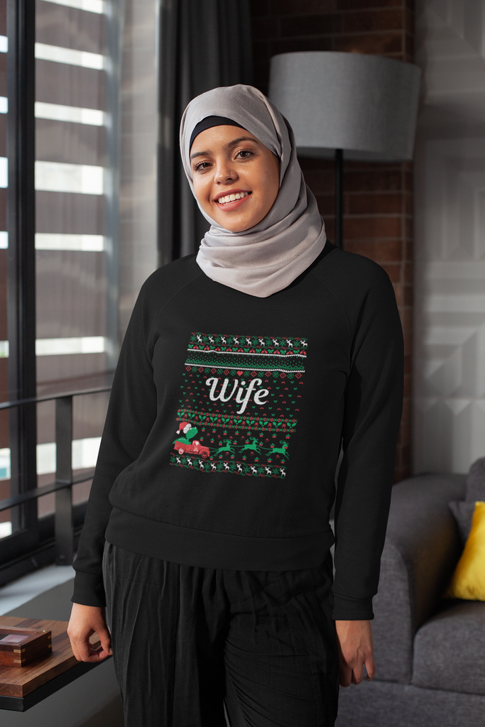 Wife Women's Heavy Blend Crewneck Sweater