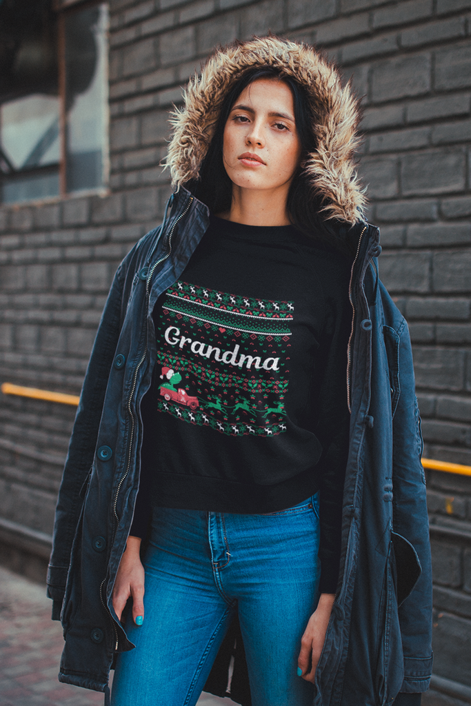 Grandma Women's Heavy Blend Crewneck Sweater