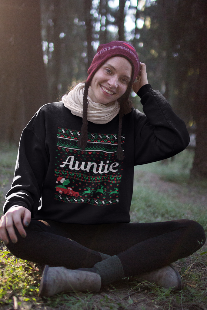 Auntie  Women's Heavy Blend Crewneck Sweater