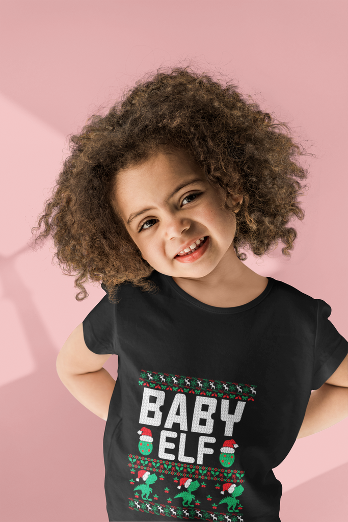 Baby Elf Children's Premium Short Sleeve Tee - Family Ugly Christmas