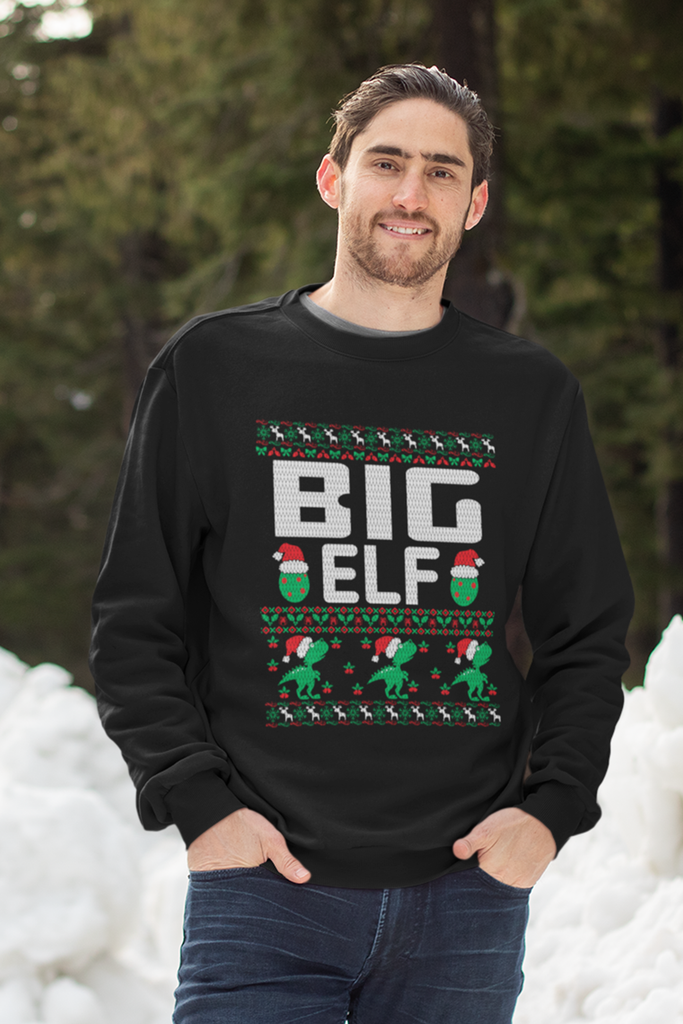 Big Elf Men's Heavy Blend Crewneck Sweater