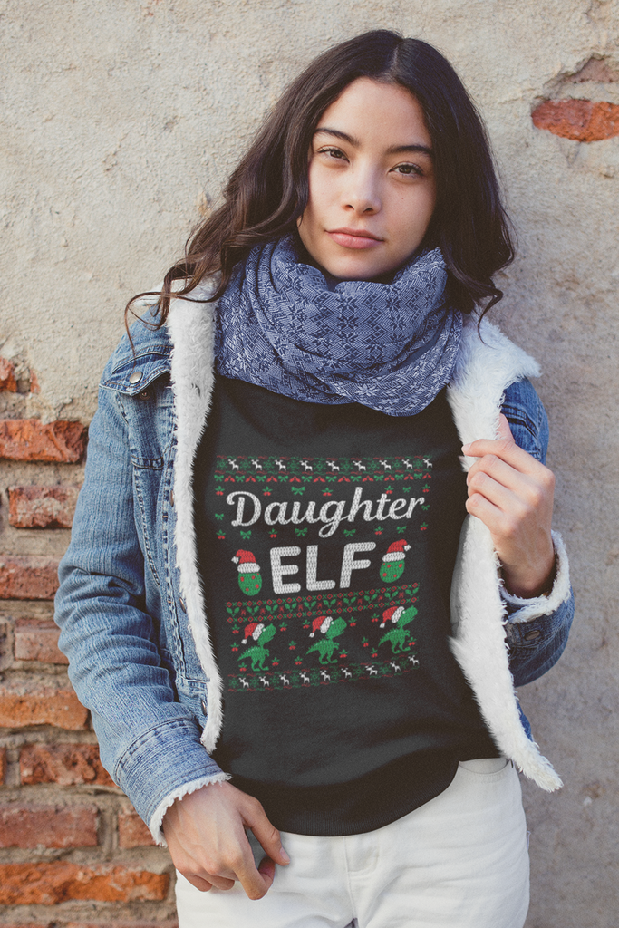 Daughter Elf Women's Heavy Blend Crewneck Sweater