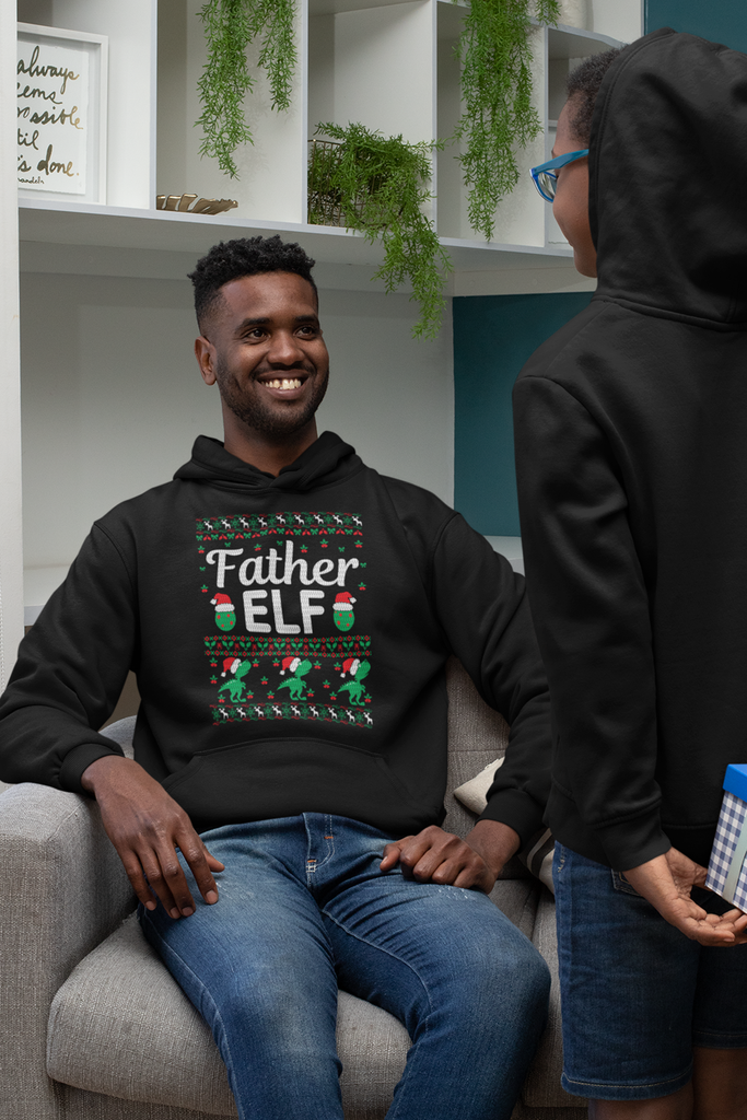 Father Elf Men's Premium Pullover Hoodie