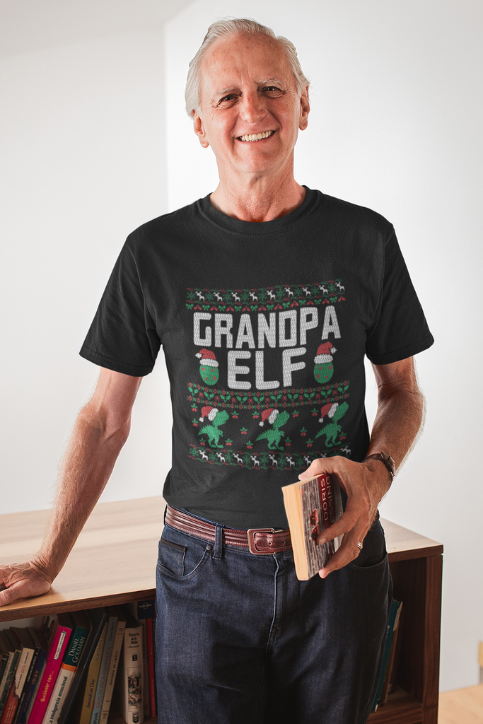 Grandpa Elf Men's Heavy Cotton Tee