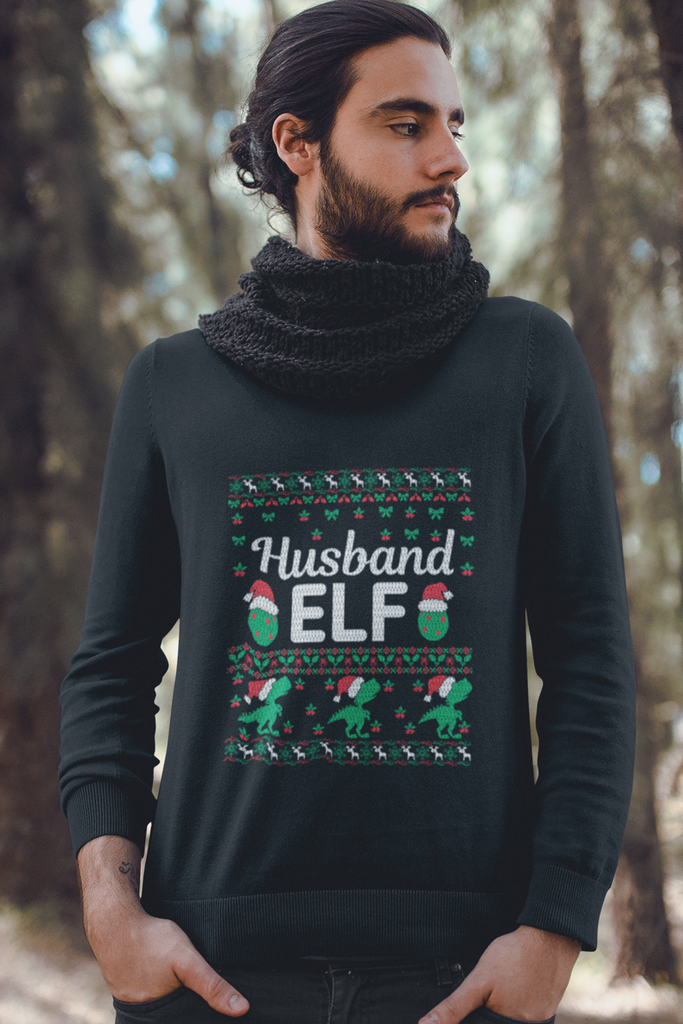 Husband Elf Men's Heavy Blend Crewneck Sweater