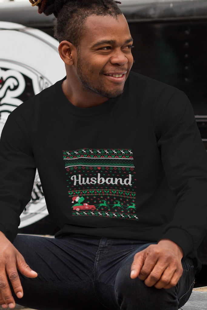 Husband Men's Heavy Blend Crewneck Sweater