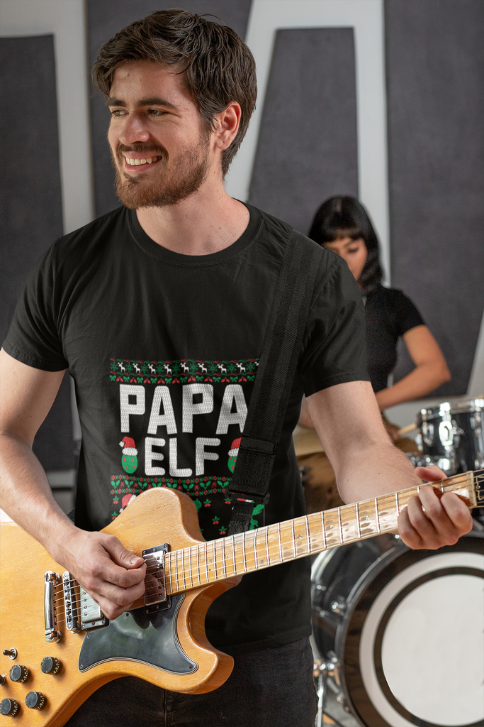 Papa Elf Men's Premium T-Shirt - Family Ugly Christmas