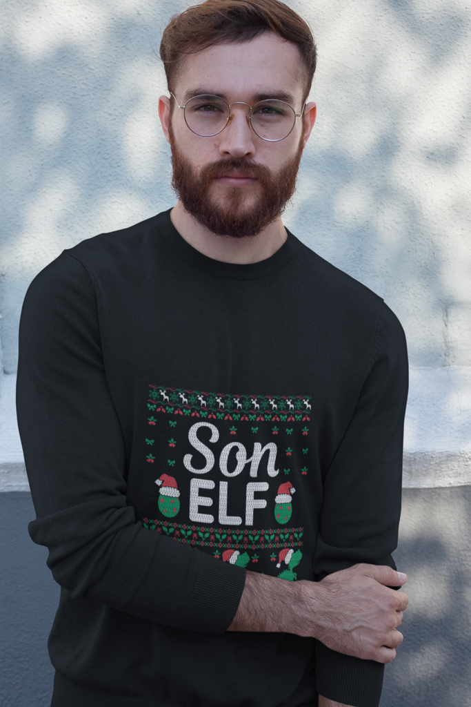 Son Elf Men's Heavy Blend Crewneck Sweater