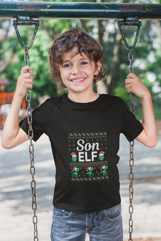 Son Elf Children's Premium Short Sleeve Tee - Family Ugly Christmas