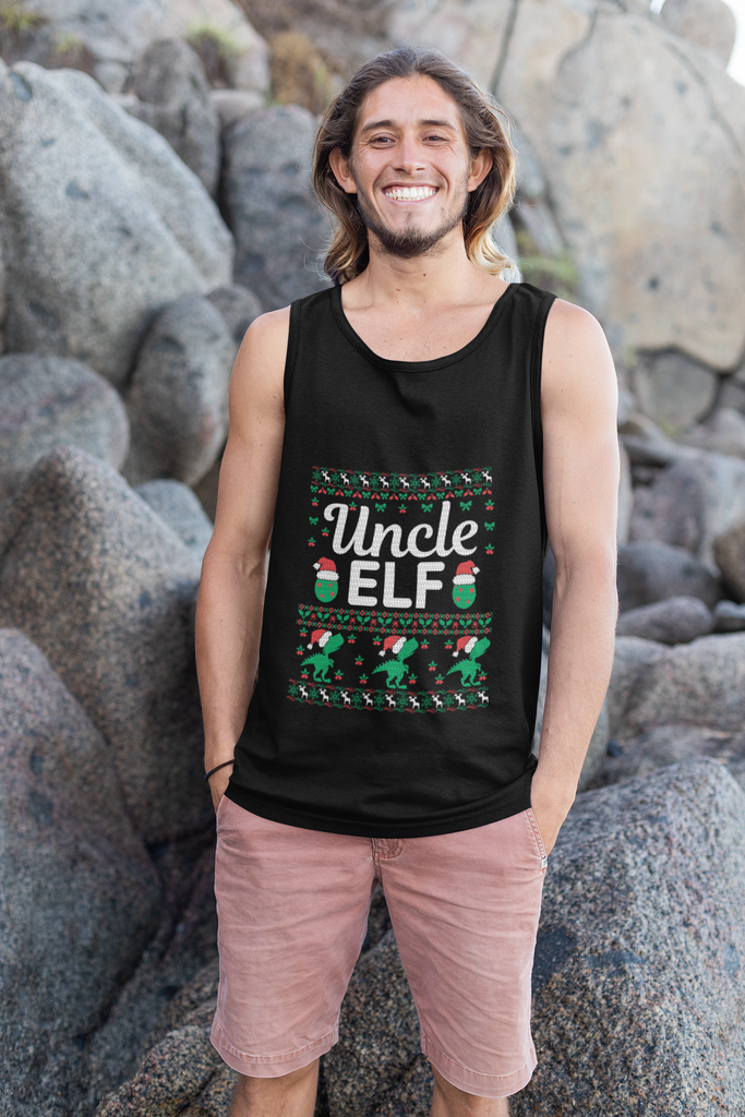 Uncle Elf Men's Premium Tank Top - Family Ugly Christmas