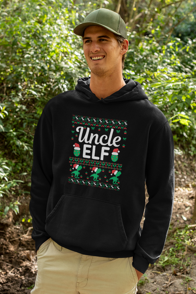 Uncle Elf Men's Premium Pullover Hoodie