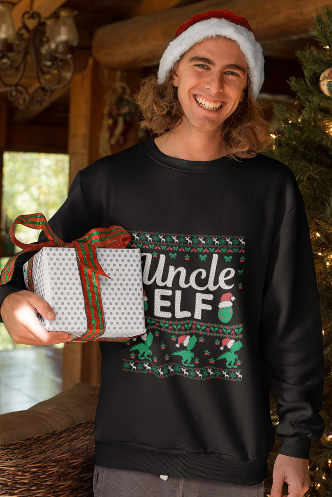 Uncle Elf Men's Heavy Blend Crewneck Sweater