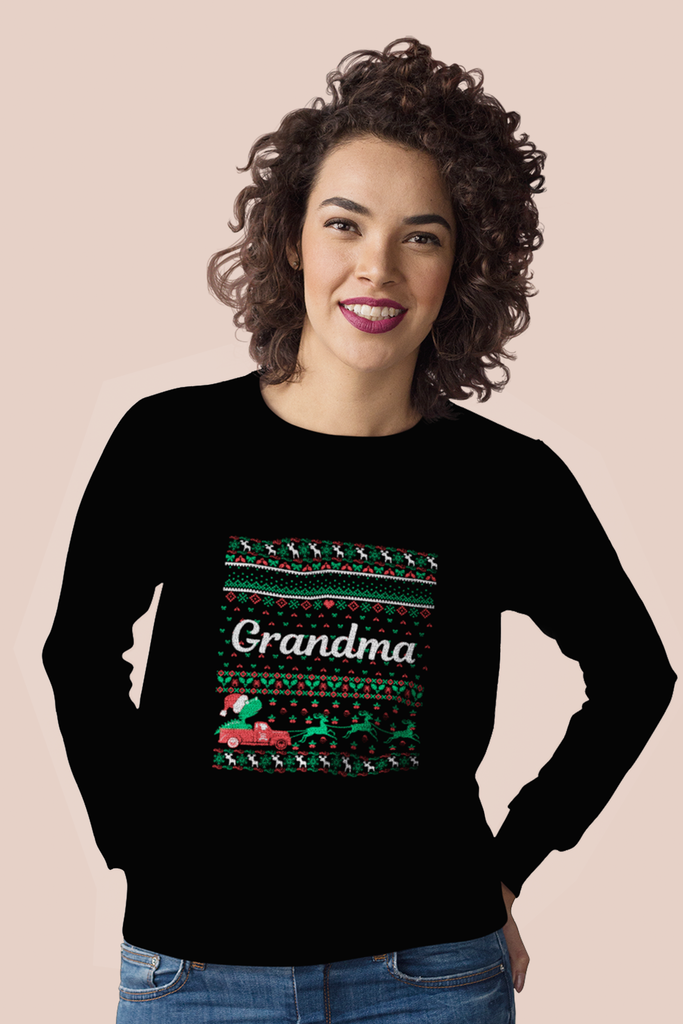 Grandma Women's Heavy Blend Crewneck Sweater