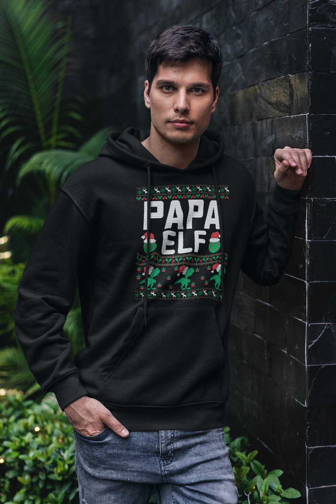 Papa Elf Men's Premium Pullover Hoodie