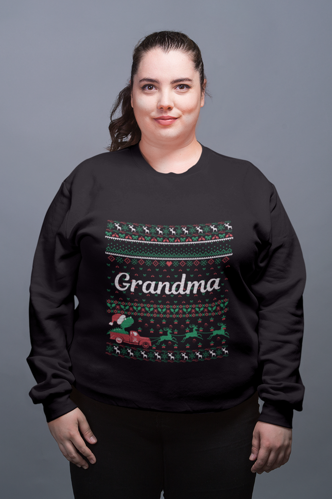 Grandma Women's Heavy Blend Crewneck Sweater