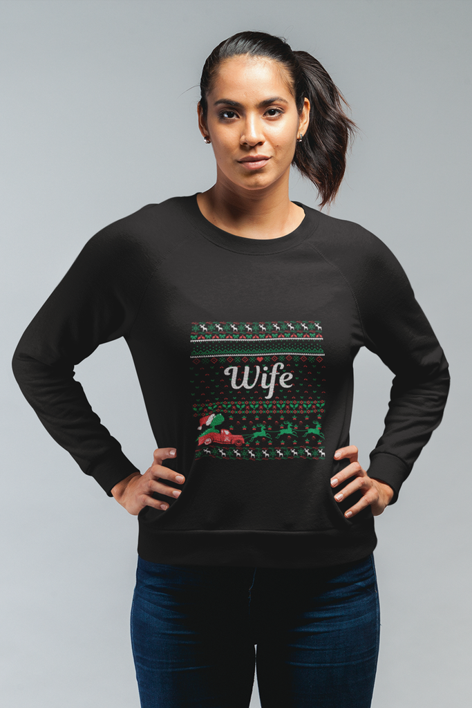 Wife Women's Heavy Blend Crewneck Sweater